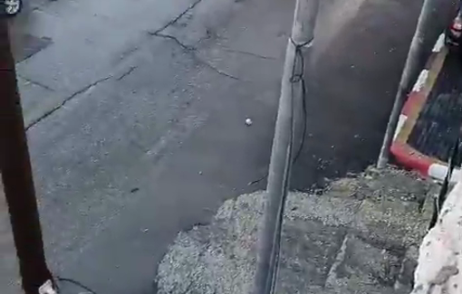 Thumbnail preview image for the video titled: Israeli forces raising Hebron with armored vehicles