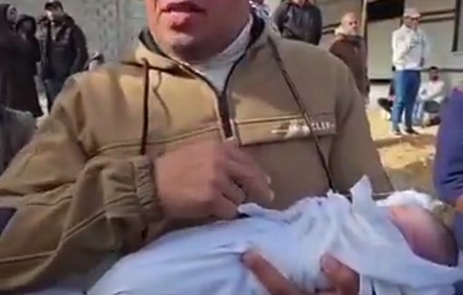 Thumbnail preview image for the video titled: Only seven days old, Sujood Allyan died after she was was denied travel for treatement