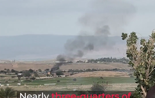 Thumbnail preview image for the video titled: Remaining residents say they are being deliberately pushed out Ras Ein al-Auja