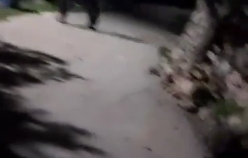 Thumbnail preview image for the video titled: Again a known armed settler in army pants threatening residents in Khirbet al-Marajem