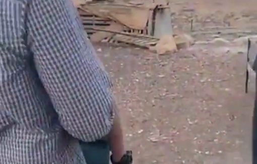 Thumbnail preview image for the video titled: Settler kids invading Palestinian communities near Taybeh Junction in the West Bank