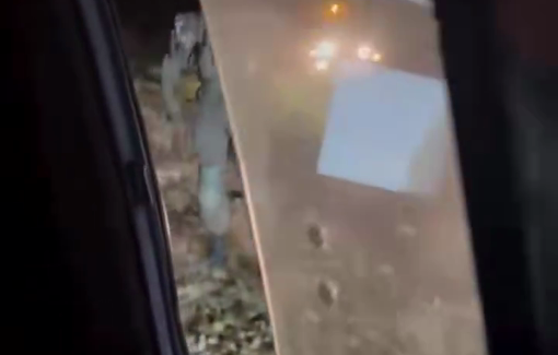 Thumbnail preview image for the video titled: Massive settler pogrom in Masafer Yatta, many injured, Israeli army blocking ambulances