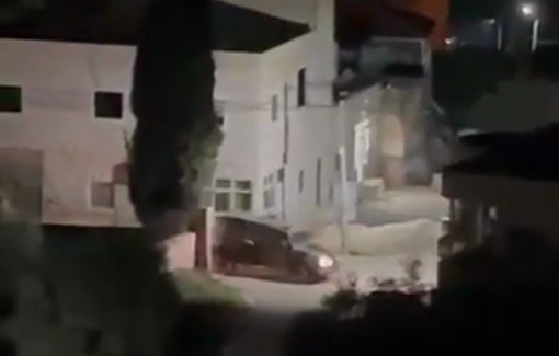 Thumbnail preview image for the video titled: Israeli forces storm Palestinians’ homes and confiscate surveillance camera recordings in Kafr Malik