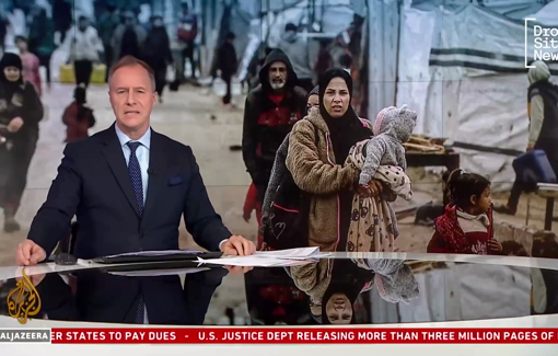 Thumbnail preview image for the video titled: Renewed Israeli strikes across the Gaza Strip in blatant violation of the ceasefire