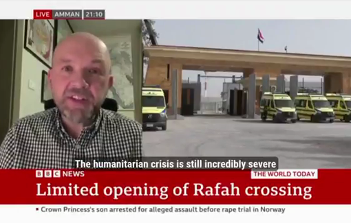 Thumbnail preview image for the video titled: UNRWA spokesperson Jonathan Fowler warned that the limited operations at Rafah crossing are deepening Gaza’s humanitarian crisis.