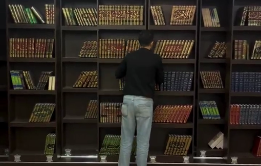 Thumbnail preview image for the video titled: As a sign of the cultural sumud of Palestinian, here is the first library to be built during the genocide in Gaza