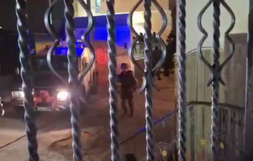 Thumbnail preview image for the video titled: Israeli forces launch an arrest campaign and field interrogations, and convert a home into a military barracks in “Jabal Jales” in the city of Hebron