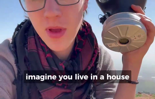 Thumbnail preview image for the video titled: Every few days, settlers break the windows and spray pepper gas on families and activists in the Duma community