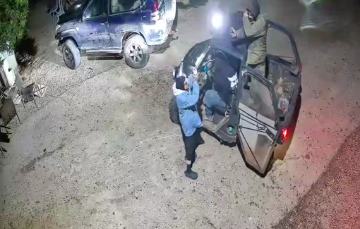 Thumbnail preview image for the video titled: Today in Duma, pepper spray was used against a protective-presence activist.