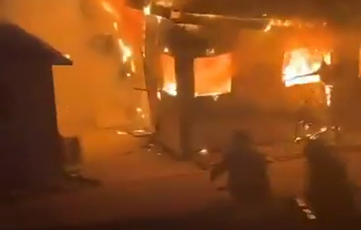 Thumbnail preview image for the video titled: Three Ghanean peacekeepers were injured inside their base in Al Qawzah, by Israeli strikes