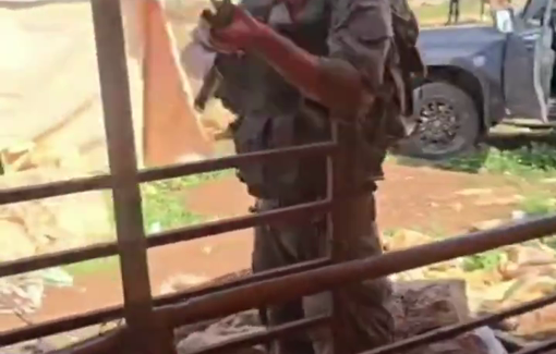 Thumbnail preview image for the video titled: Pogrom by settlers and soldiers in Al-Aqaba communities: herds were seized, horses stolen, homes, cars and solar panels vandalized