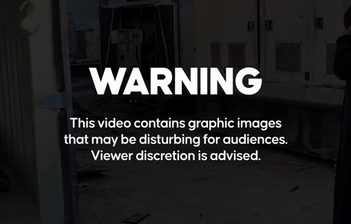 Thumbnail preview image for the video titled: Israeli strikes on Gaza tents kill 6, including 3 children and journalist