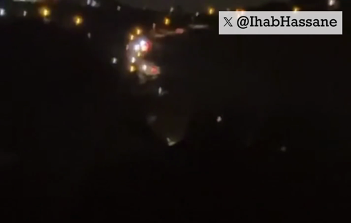 Thumbnail preview image for the video titled: Hundreds of Israeli settlers are gathering at the entrance to the village of Sinjil, preparing for a pogrom