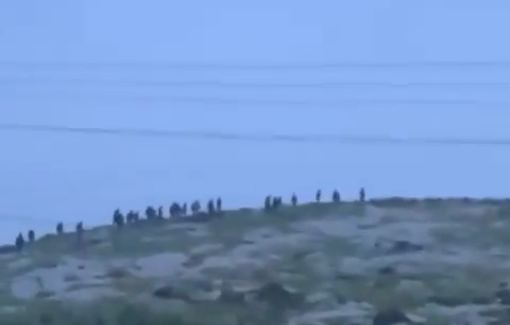 Thumbnail preview image for the video titled: Palestinians confronted an attack by Israeli settlers on the outskirts of Mukhmas town