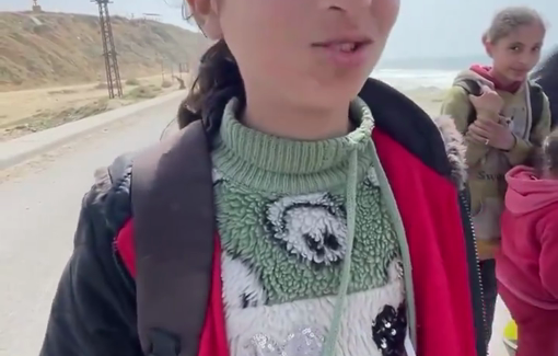 Thumbnail preview image for the video titled: Displaced people from the North faced arrests and abuse at Israeli checkpoints