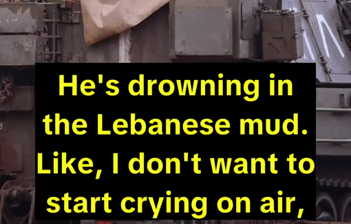 Thumbnail preview image for the video titled: Reporter Chen Artzi Sror complains about the conditions tank crewmen face while invading Lebanon