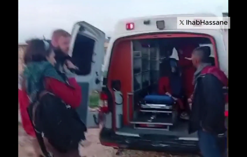 Thumbnail preview image for the video titled: Israeli settlers attacked a 5-year-old Palestinian child, Awad Khalil, beating and kicking him to the ground in Khirbet Al-Tuba