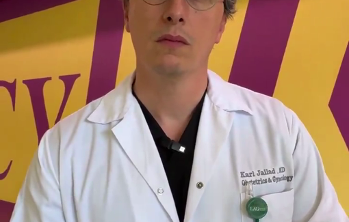 Thumbnail preview image for the video titled: A Beirut doctor told us that 40% of the casualties he treated since 8 April were women and children