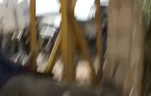 Thumbnail preview image for the video titled: A Channel 4 News crew was reporting as Israel struck near a hospital, moments after paramedics attended a colleague’s funeral in Nabatieh