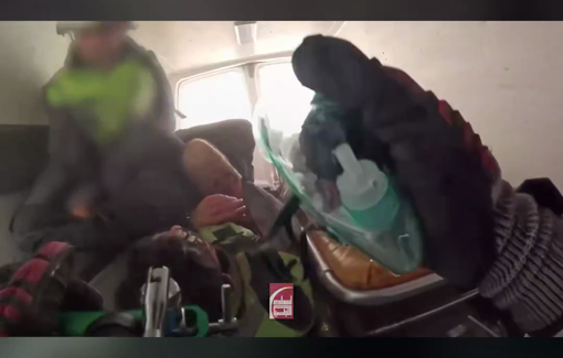 Thumbnail preview image for the video titled: Interview with a survivor of a triple-tap Israeli attack on rescuers that killed four people in Nabatieh