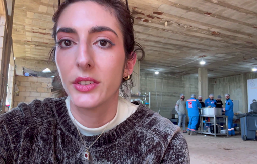 Thumbnail preview image for the video titled: An hour after losing their colleagues in a triple strike, the ambulance crew still prepared meals for remaining families in Nabatieh