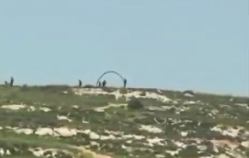 Thumbnail preview image for the video titled: Israeli settlers Establishing an new illegal outpost in the area of “Izbat Abu Za'tar,” near Abu Falah