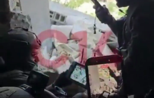 Thumbnail preview image for the video titled: The IDF's 21st Battalion, led by Lt. Col. (Res.) Yossi Levi, blows up residential buildings in Tulkarm, West Bank.