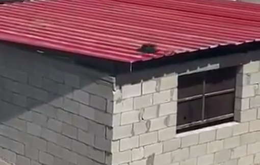 Thumbnail preview image for the video titled: Low flying drones over Jenin city during the Israeli raid