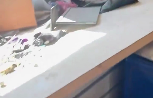 Thumbnail preview image for the video titled: Israeli athlete Achya Ben Harush posted his daily workouts while wearing a dress that belonged to Palestinian women