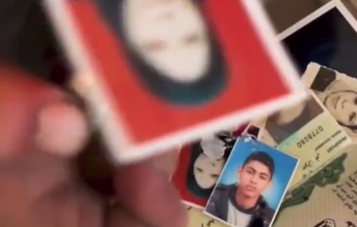 Thumbnail preview image for the video titled: Hysterically laughing while burning family pictures