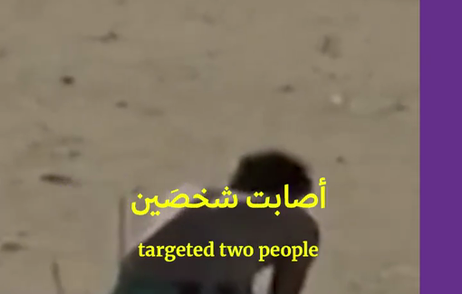 Thumbnail preview image for the video titled: Israeli drone strike killed two unmarmed fishermens on the shores of Tyre (Lebanon)
